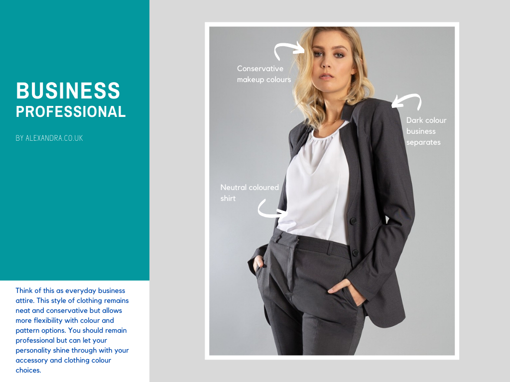 Business Formal, Women's Style Guide