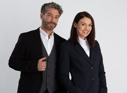 Men and Womens workwear suits 
