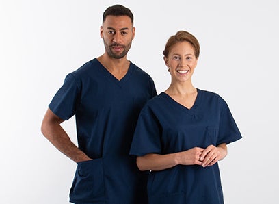 Mens and Womens NHS Healthcare Scrubs